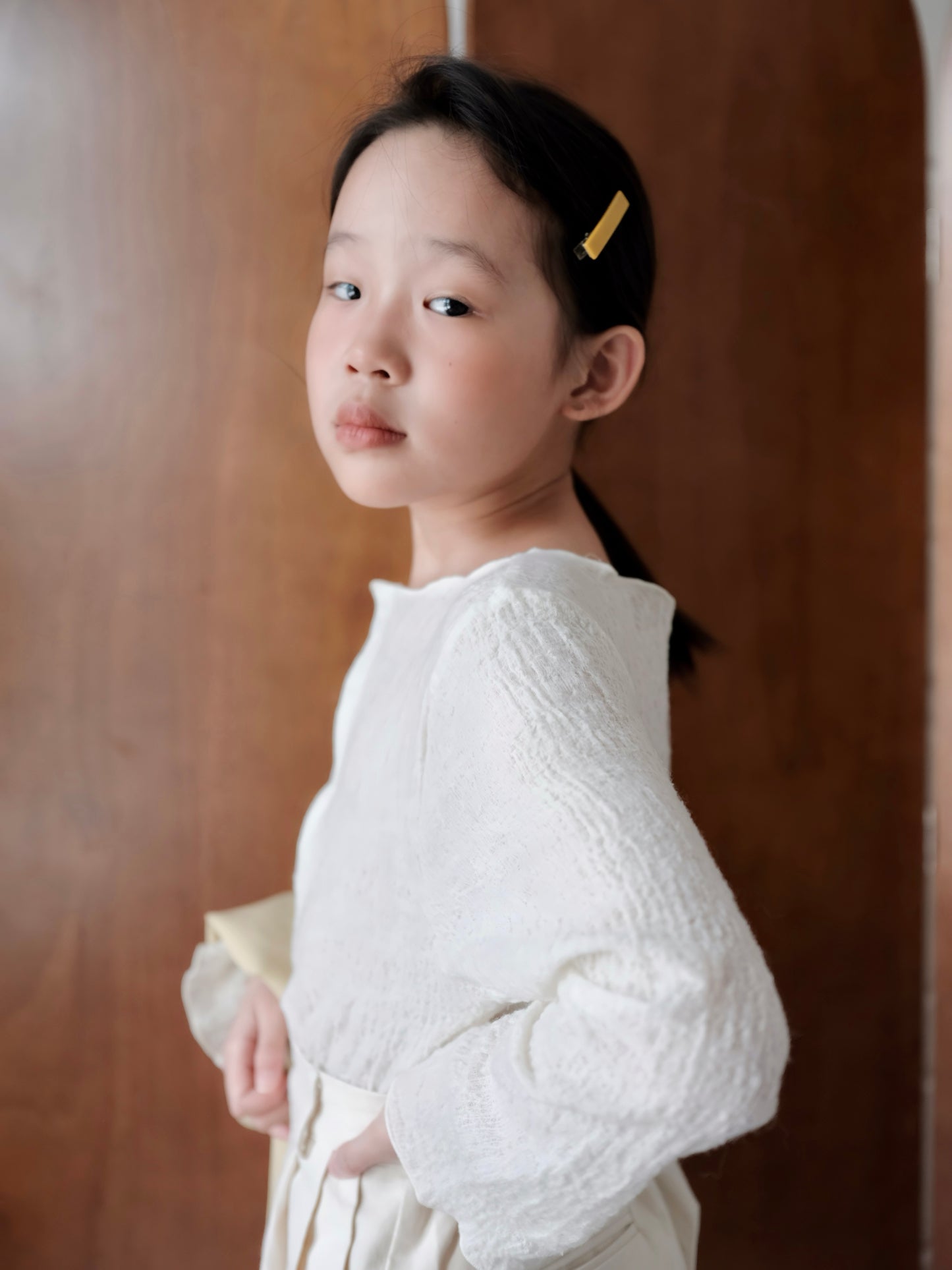 Crinkled Crewneck Base Layer – 65% Wool
