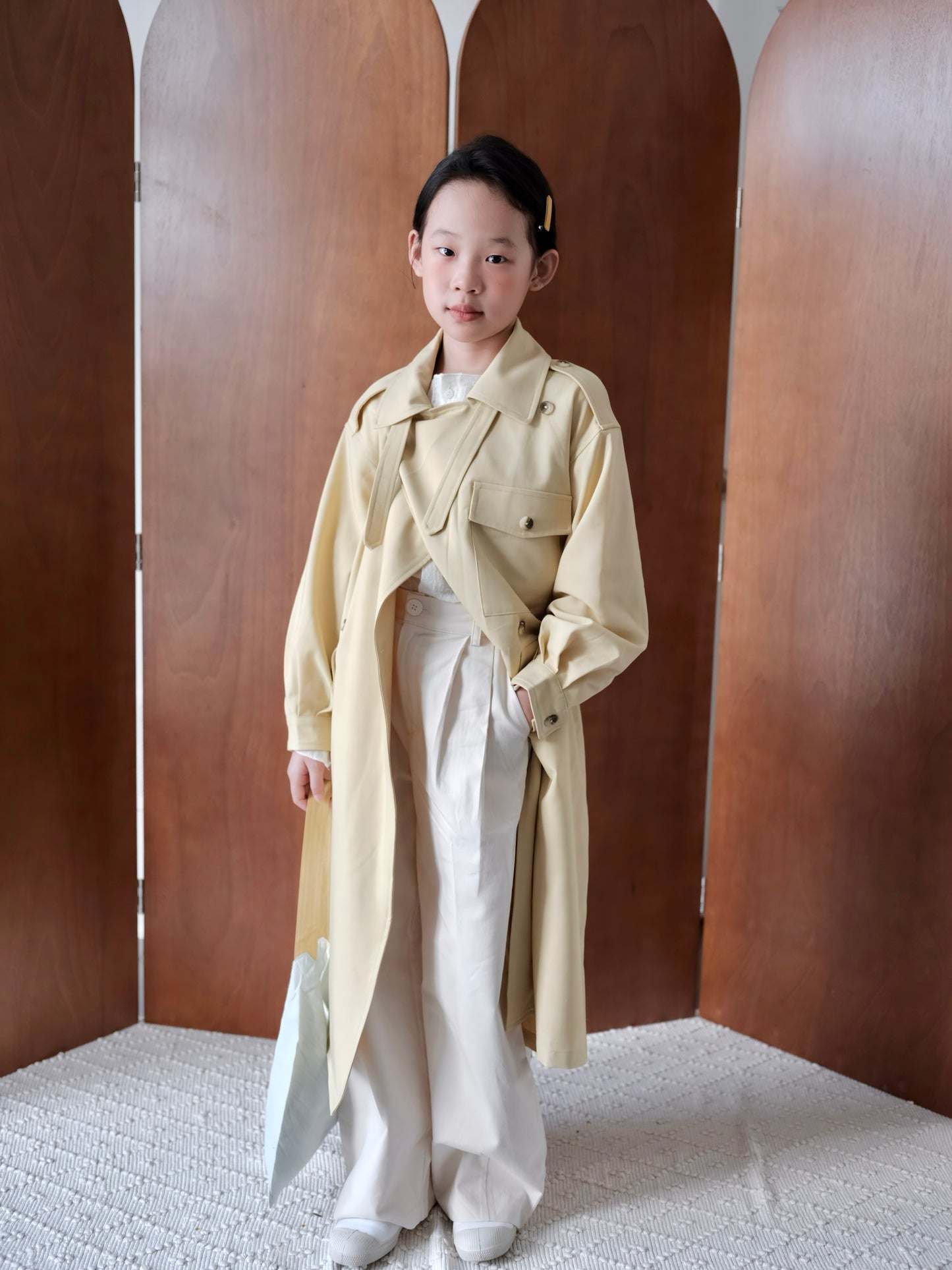 Long Trench Coat – Yellow