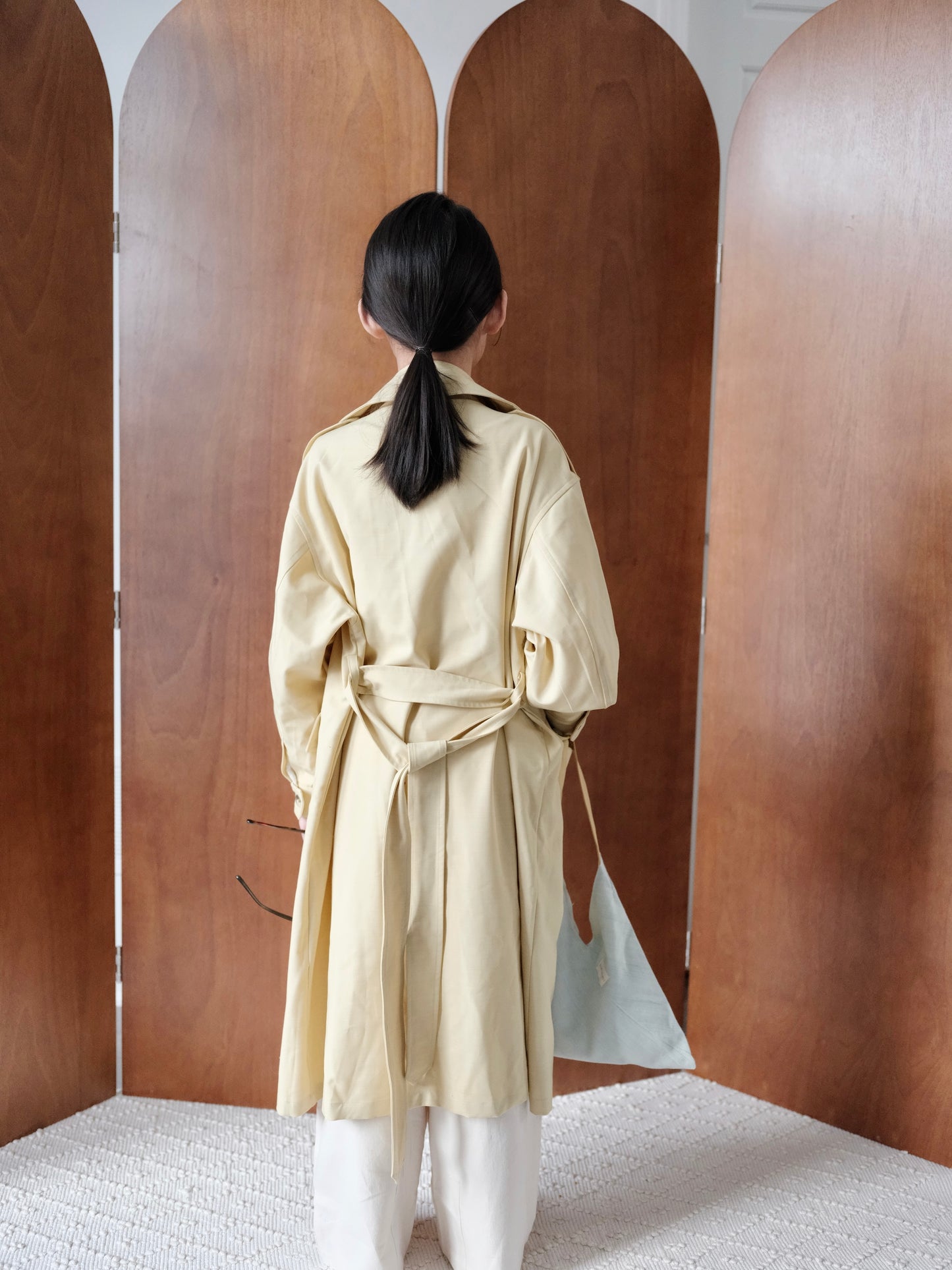 Long Trench Coat – Yellow