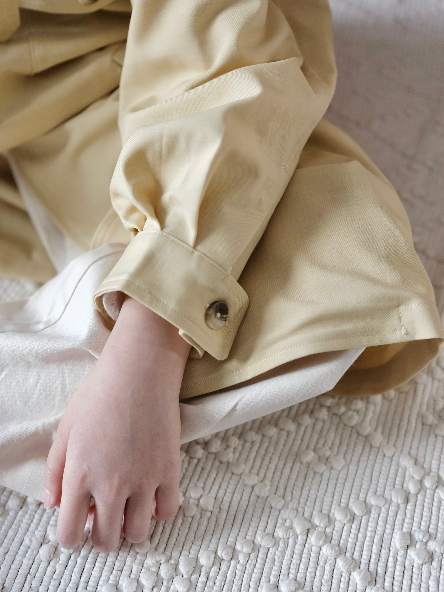Long Trench Coat – Yellow