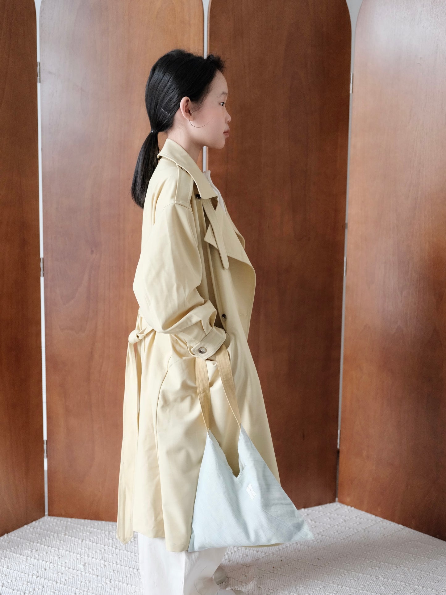 Long Trench Coat – Yellow