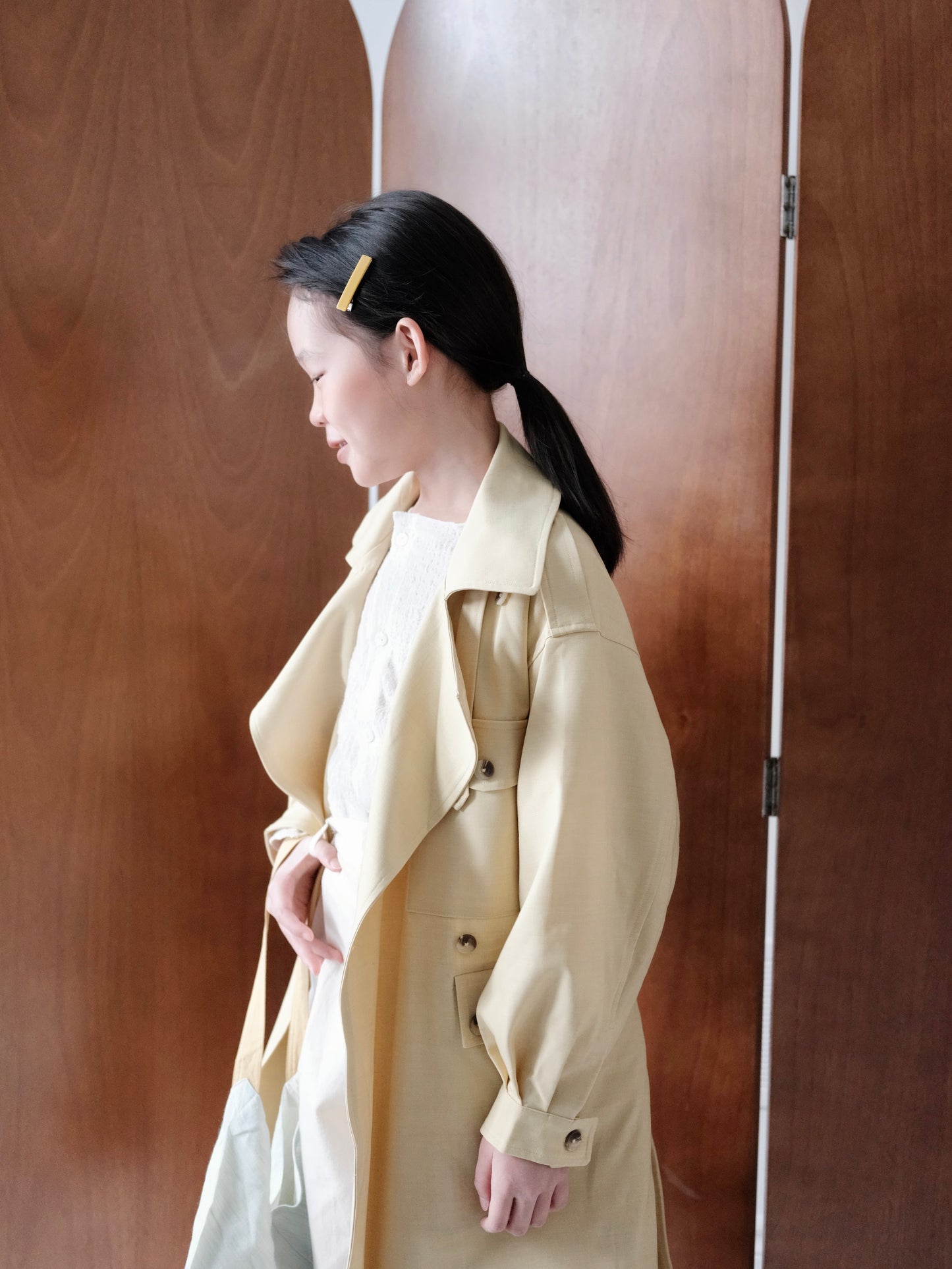 Long Trench Coat – Yellow