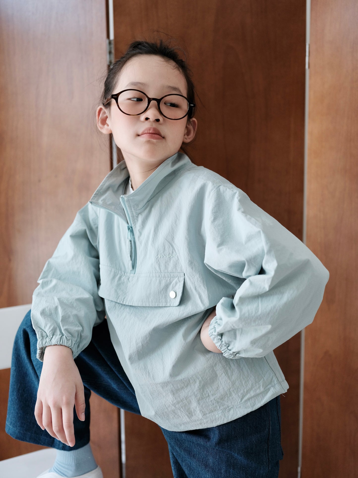 Windbreaker Jacket – Light Blue